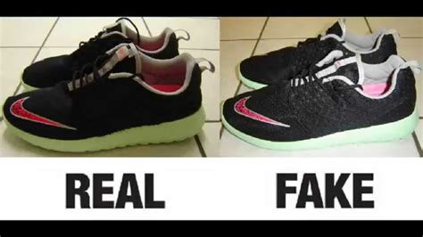 pictures of the fake nike roshes|are real nikes real.